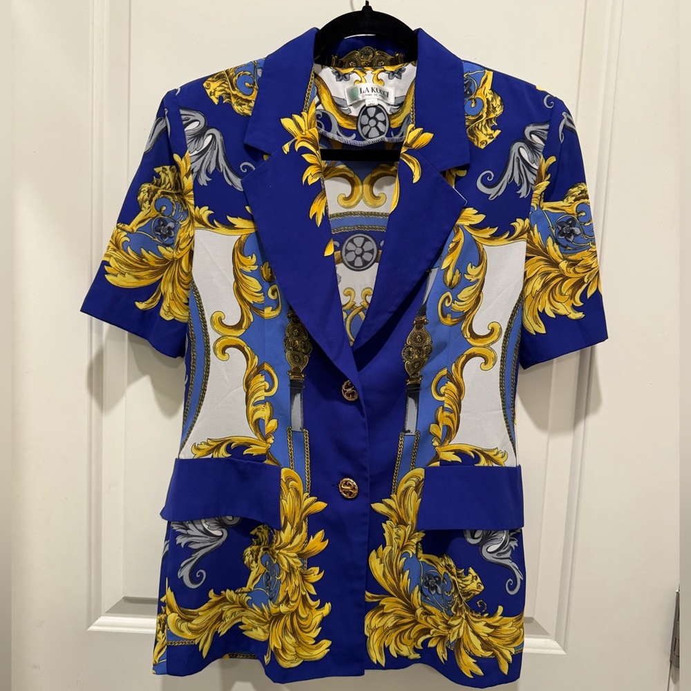 LA Kucci France Women's silk jacket size S